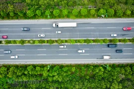 组图：河内实现城市道路景观绿化 力争至2022年种植20多万棵绿树