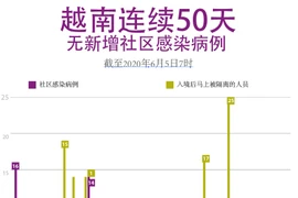 图表新闻：越南连续50天无新增社区感染病例