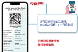 图表新闻：越南即将颁发新冠疫苗接种电子证书