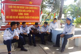 组图：长沙岛县上干部战士们的日常生活