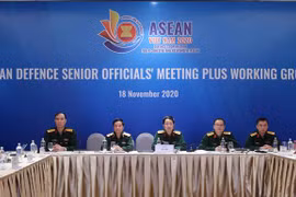 组图：东盟高级国防官员工作小组扩大会议 (ADSOM+WG)以视频形式召开