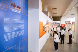 组图：越南特殊摄影展颇受观众的青睐