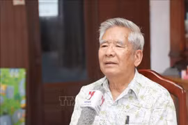 老挝国家艺术家、作曲家、作家里卡雅。图自越通社