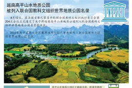 图表新闻：越南高平山水地质公园