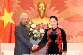 越南国会主席会见联合国常驻越南协调员与联合国儿童基金会驻越首席代表