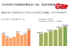 图表新闻：今年上半年越南GDP增长创8年来新高