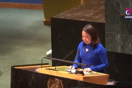 越南国家副主席武氏映春在CSW68上发表讲话