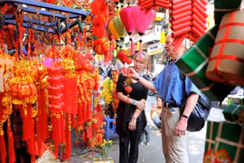 全球各地提前做好过春节前的准备工作（组图）