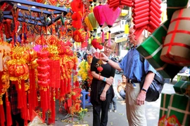 全球各地提前做好过春节前的准备工作（组图）