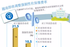 图表新闻：越南即将调整强制性社保缴费率 