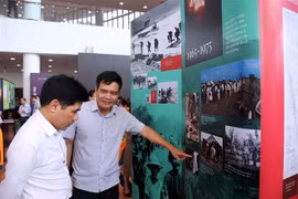 展览展出的资料文献对岘港历史研究以及岘港人精神生活的研究工作具有重要意义。图自越通社