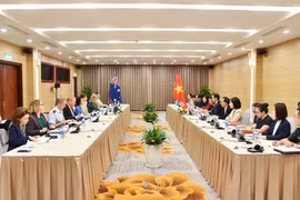 第九次越澳国防外交战略对话在河内举行。图自baoquocte.vn