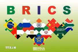 金砖国家集团标志。图自IRNA/TTXVN