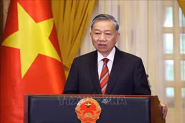 越共中央总书记、越南国家主席苏林。图自越通社