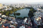 河内还剑湖。图自越通社