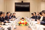 会谈场景。图自越通社