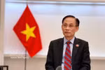 越共中央政治局委员、越南外交部长黎怀忠。图自越通社