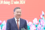 越共中央总书记苏林。图自越通社
