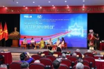 “续写英雄壮歌”座谈会场景。图自越通社