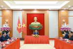 越共中央总书记苏林与俄罗斯联邦总统普京通电话。图自越通社