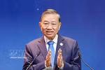 越共中央总书记、国家主席苏林出席大会并发表重要讲话。图自越通社