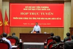 越共中央政治局委员、政府总理范明政主持会议。图自越通社