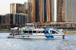 胡志明市西贡河。图自越通社