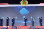 范明政总理出席一号国家数据中心揭牌仪式暨该中心国家数据系统正式投运仪式。图自越通社。图自越通社