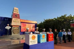  庆和省长沙特别区长沙岛上的投票点 图自越通社