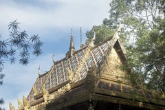 朔庄省马族寺建筑彰显高棉文化特色。图自越通社 