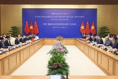 越中双边合作指导委员会第十七次会议场景 图自越通社