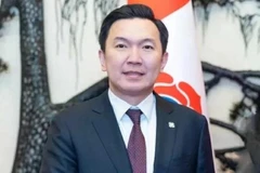 蒙古国国家大呼拉尔主席宾巴朝格特 图自News Arena