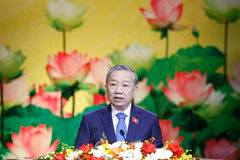 苏林总书记在大会上发表讲话 图自越通社