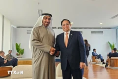 越南政府总理范明政分别会见联合国秘书长安东尼奥·古特雷斯 图自越通社