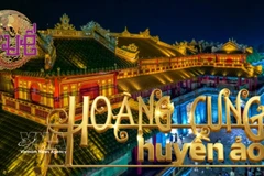 顺化推出“梦幻皇宫”夜游活动 图自顺化市人民委员会脸书 