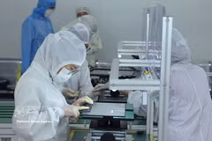 越南 Heesung Electronics 有限责任公司的笔记本电脑组装线 图自越通社