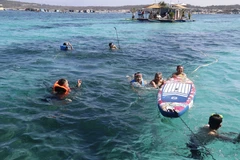 位于林同省富贵特别区的甘滩正以其原始、宁静的风貌，吸引着越来越多寻求独特体验的游客，特别是年轻游客 图自越通社