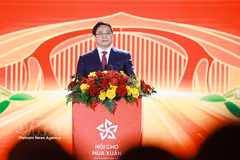 越南政府总理范明政出席闭幕式并发表讲话 图自越通社