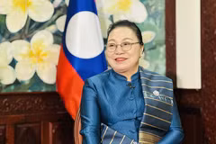 老挝驻越特命全权大使坎葆·恩塔万 图自越通社
