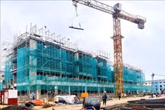 广治省保宁2号社会住房项目正在加快推进，力争于2026年第三季度向客户交付住房。图自越通社