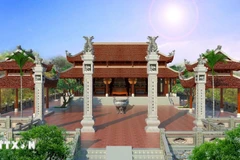 胡志明主席在E2高地遗迹的效果图 图自越通社