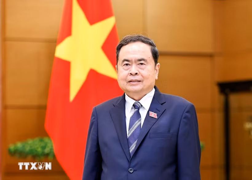 越南国会主席陈青敏。图自越通社
