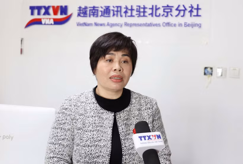 中国社会科学院马克思主义研究院潘金娥教授。图自越通社