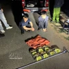 3月23日20时45分，警方抓获两名居住在广治省松门乡的嫌疑人，包括：胡玉煌（生于2003年）和杨红玉（生于2003年）。图自越通社