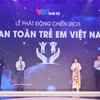 “致力于越南儿童安全”运动启动仪式。图自越通社