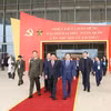 越共中央书记处常务书记陈锦秀主持越共十四大服务工作总检查。图自越通社