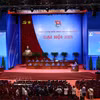 越南共青团第十三次全国代表大会在河内召开第一次全体会议。图自越通社