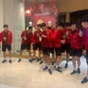 越南室内五人制足球队游览雅加达。图自越通社
