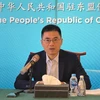 中国驻东盟使团团长王擎。图自越通社