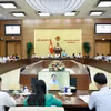 国会常务委员会第四次会议。图自越通社